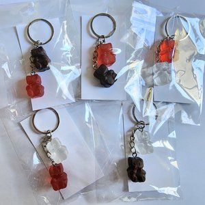 Cute Gummy Bear Keychain